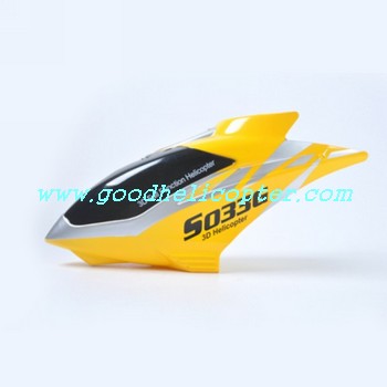 SYMA-S033-S033G helicopter parts head cover (yellow color)